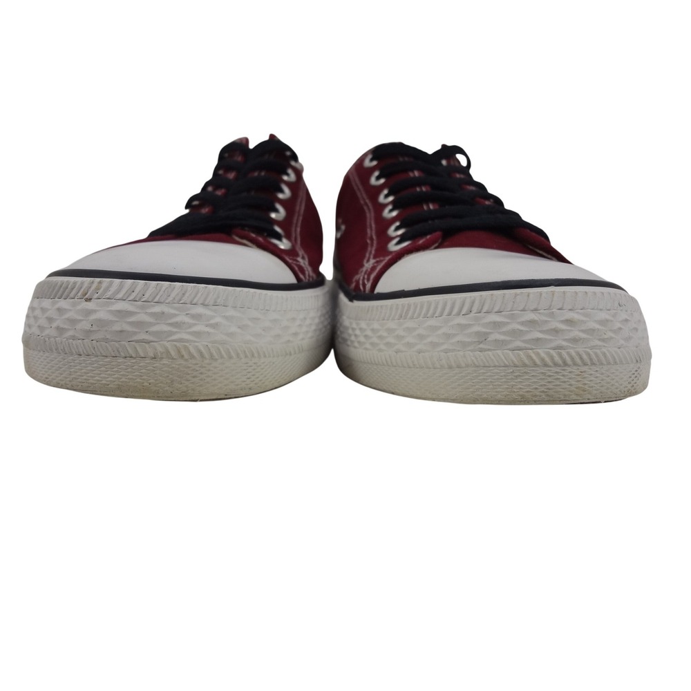 Converse All Star Low Top Burgundy Maroon Canvas Sneakers Mens 7.5